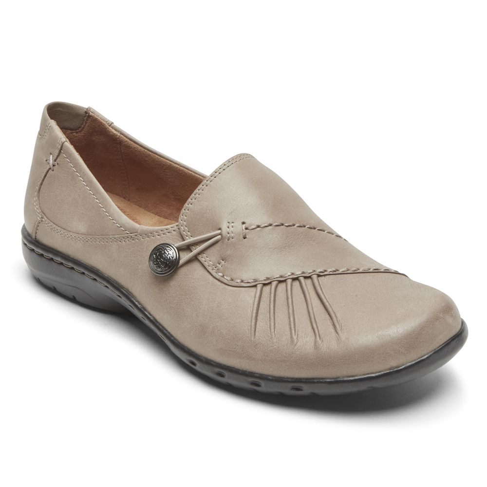 Sapatos Slip-On Rockport Cobb Hill Paulette Senhora - Cinzentas ( 572-YMLTIJ )
